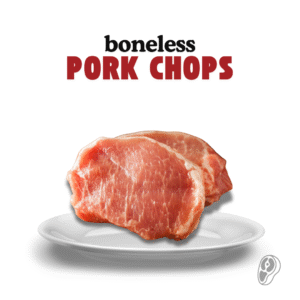 Boneless pork chops 500G