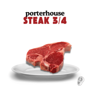 Porterhouse Steak 3/4" 600G