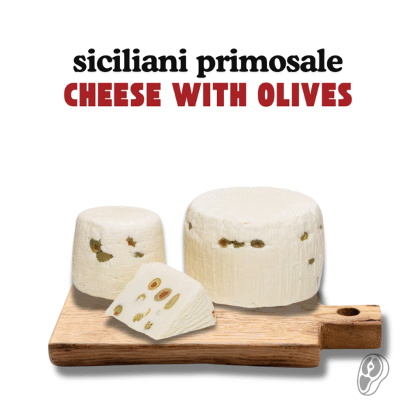 Siciliani Primosale Cheese with Olives 425G