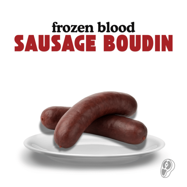 Frozen Blood Sausage Boudin (4pcs) – Bold, Authentic Taste from Québec