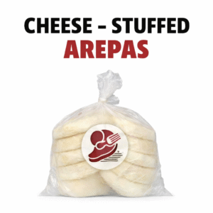Cheese-Stuffed Arepas (10-Pack) – Ready to Grill, Authentic Latin Flavor