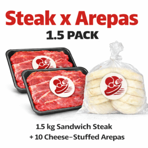 Steak x Arepas